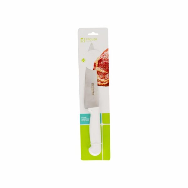 Cuchillo Superfilo Mango Blanco FACUSA Unidad