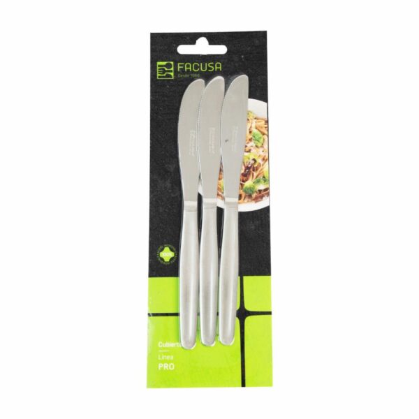 Set Cuchillo Postre Hotelero FACUSA 3 Piezas