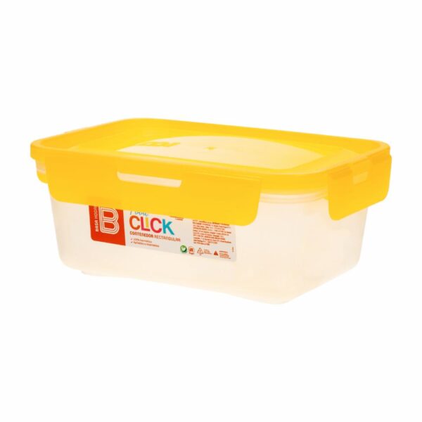 Recipiente Food Click Rectangular BASSA 720 Ml - Imagen 2