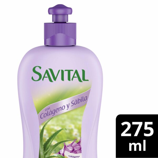 Crema Para Peinar Colágeno SAVITAL 275 Ml - Imagen 4