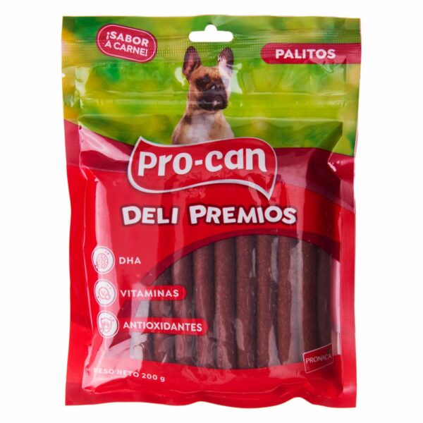 Palitos De Carne Deli Premios PRO-CAN 200 G