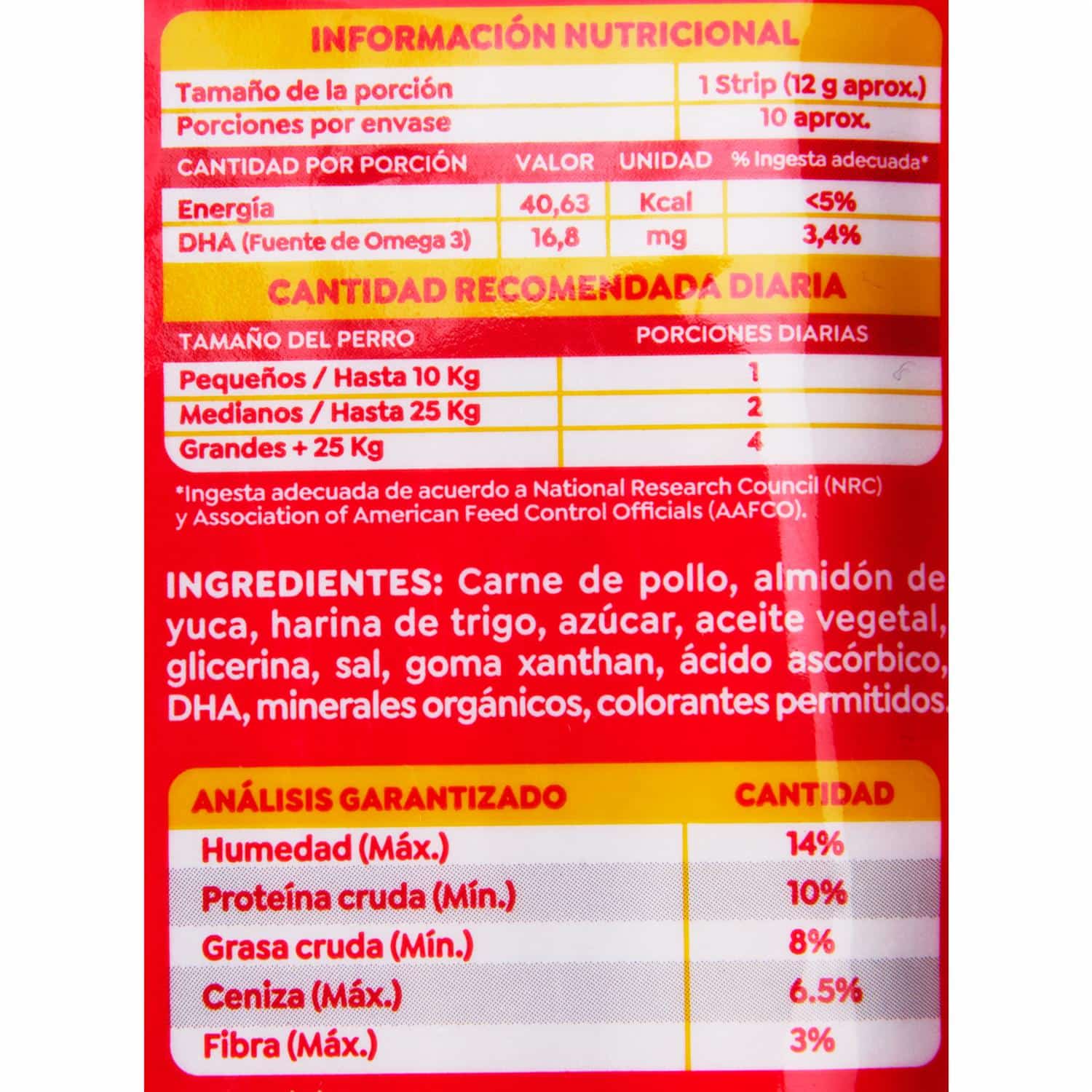 Snacks Para Mascotas Banditas Sabor A Pollo DELI PREMIOS 100 G - Imagen 2