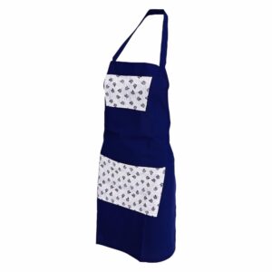 Delantal Con Bolsillos Tono Azul Marino KARRY`S L