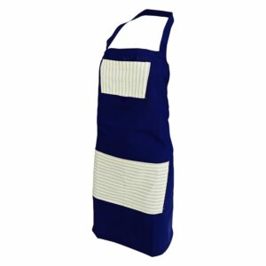 Delantal Con Bolsillos Tono Azul Marino KARRY`S XL