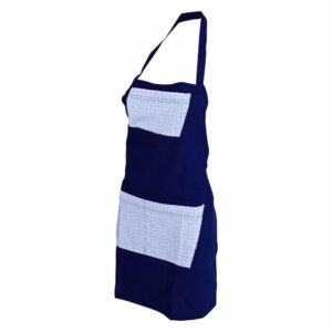 Delantal Con Bolsillos Tono Azul Marino KARRY`S M