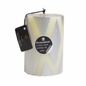 Vela Pilar Lacado Cambio De Color MONICANDLES Unidad