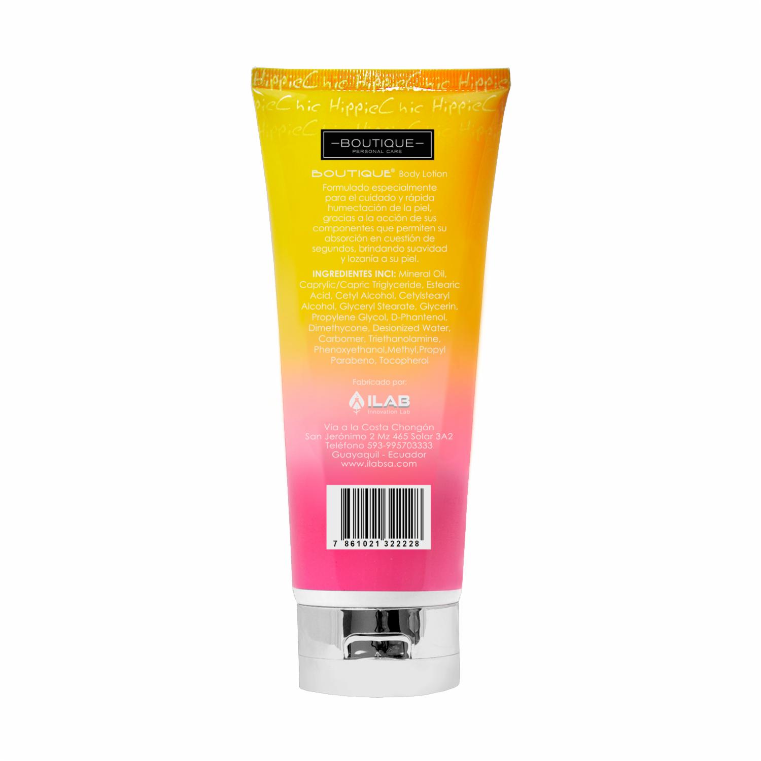 Loción Corporal Hippie Chic BOUTIQUE 210 Ml