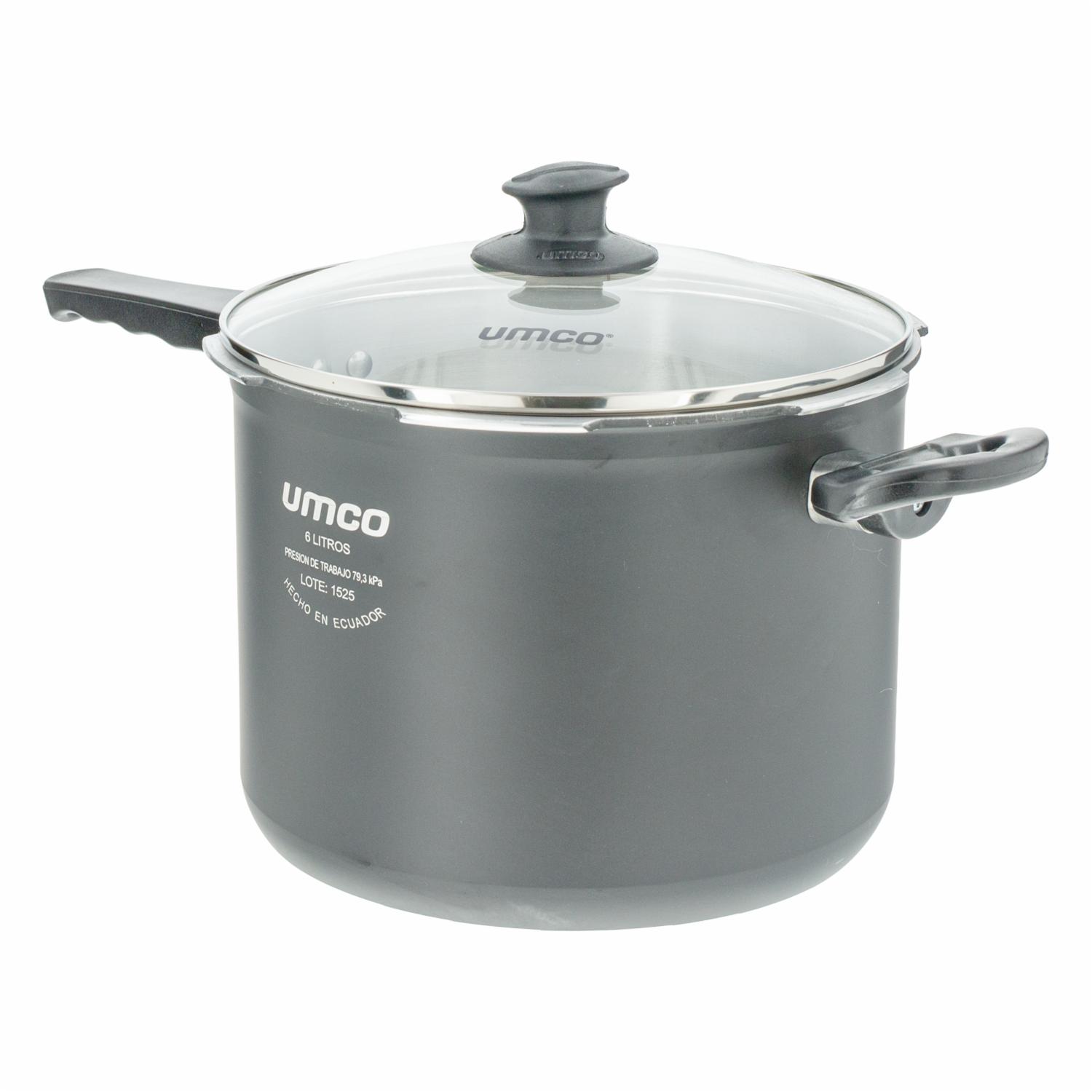 Olla De Presión Negra UMCO 6 Litros - Imagen 4