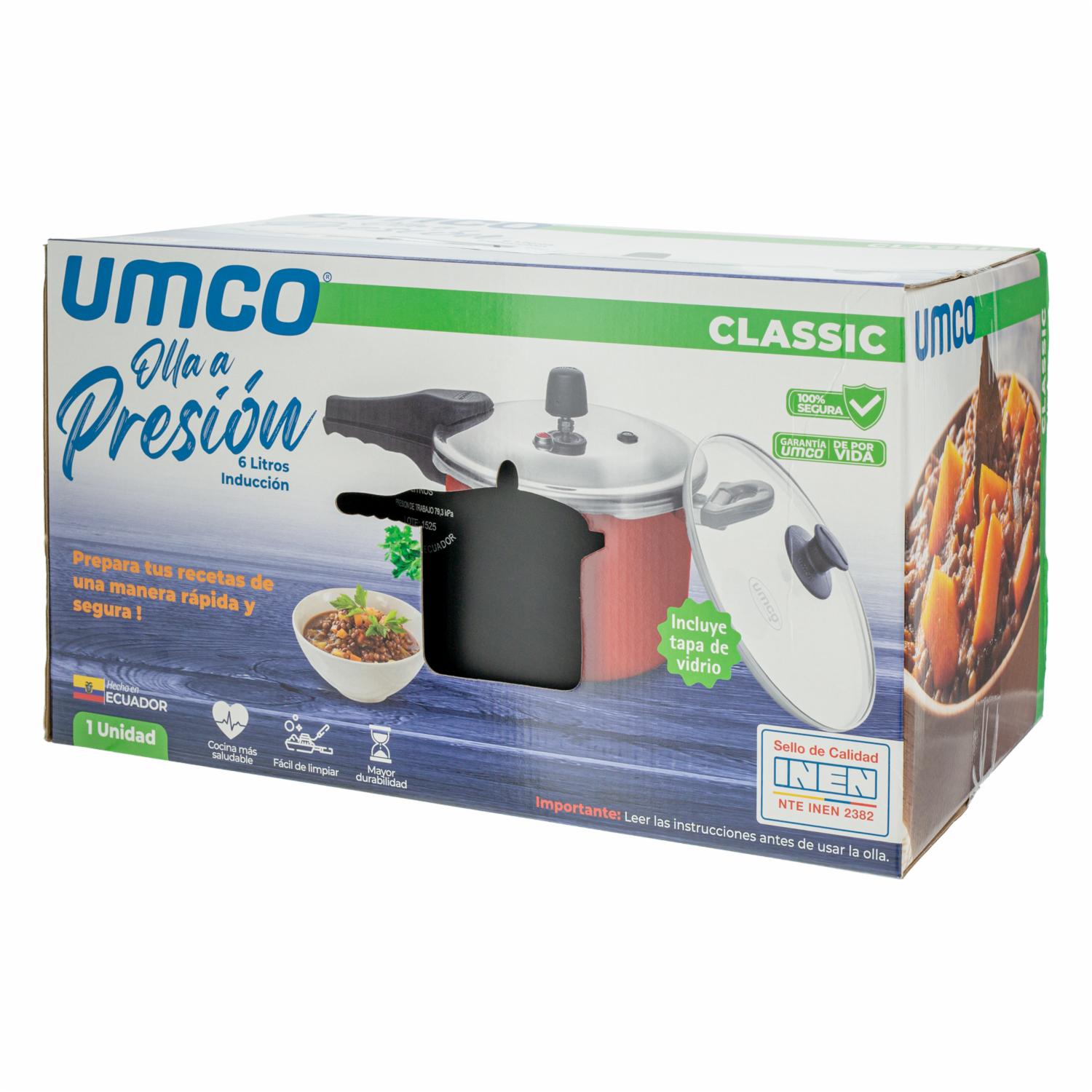 Olla De Presión Negra UMCO 6 Litros - Imagen 6