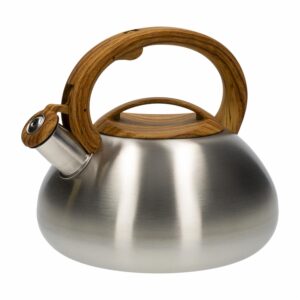 Tetera De Acero Inoxidable Con Asa De Madera UMCO 3 L