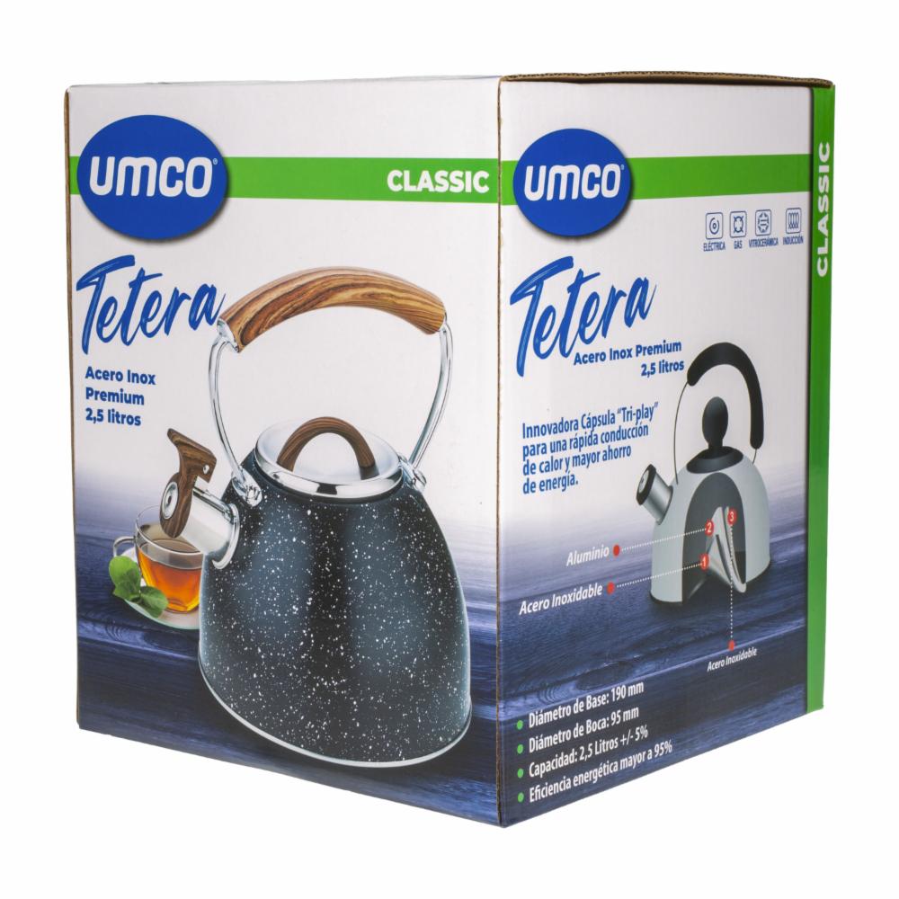 Tetera De Acero Inoxidable Premium UMCO 2,5 L - Imagen 3