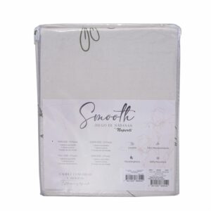 Juego De Sábanas Smooth Masatone Oliva NOPERTI 1 Plaza Y 1/2