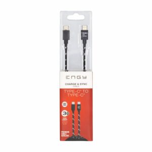 Cable Tipo C a Tipo C ENGY 90 Cm