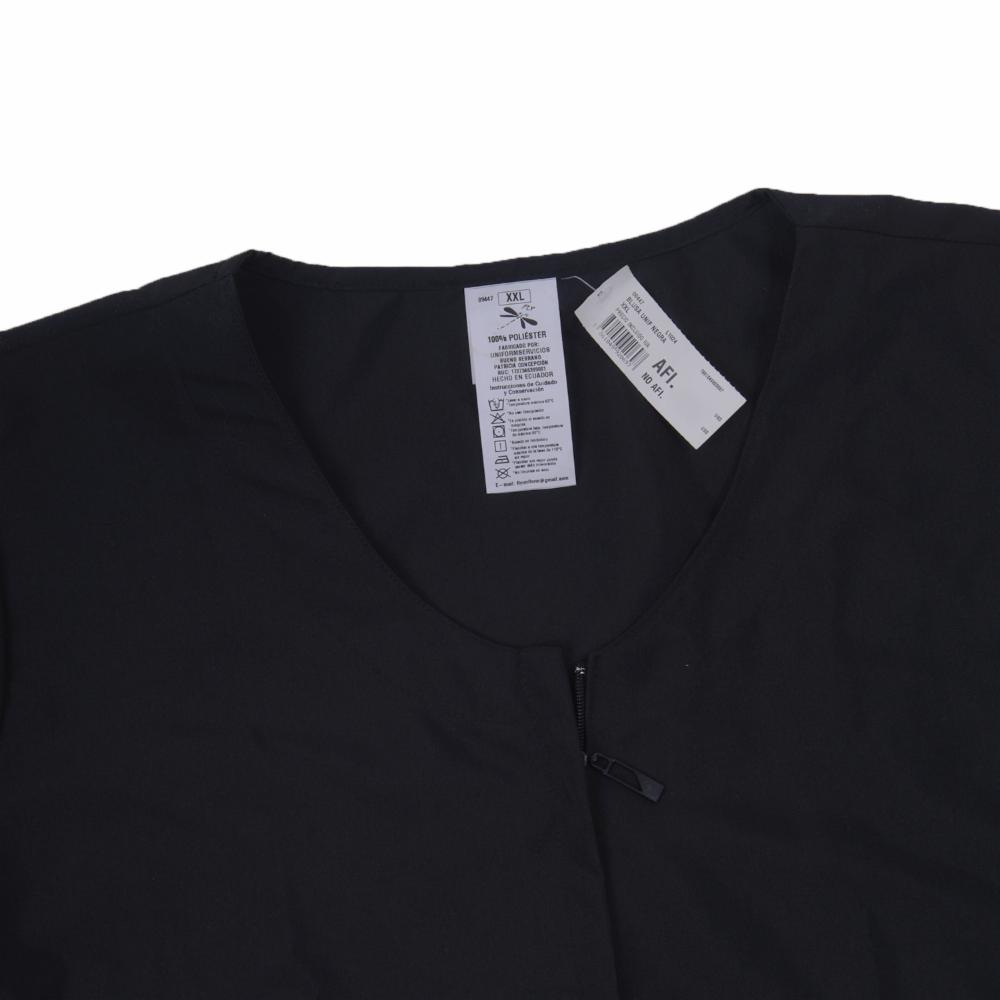 Blusa Negra UNIFORMES & SERVICIO Talla Extra Extra Grande - Imagen 2