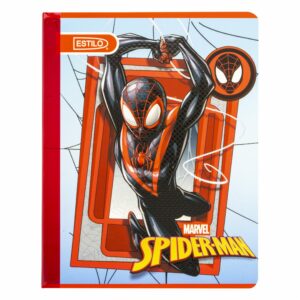 Cuaderno Cosido 4 Líneas Diseño Spider-Man ESTILO 100 Hojas
