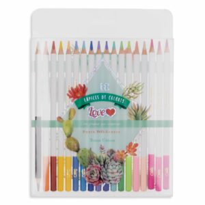 Lápices De Colores Love 18 ESTILO x18 Uds