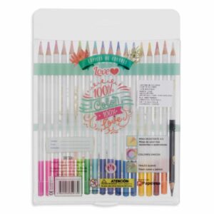 Lápices De Colores Love 18 ESTILO x18 Uds