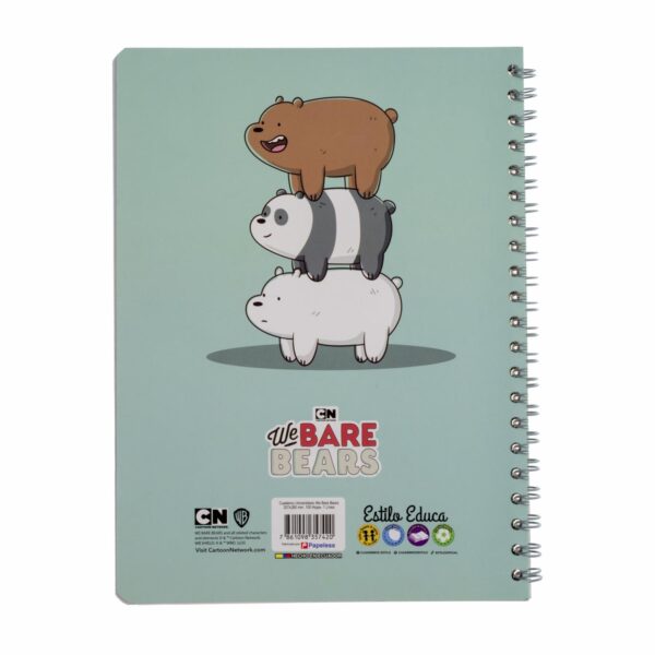 Cuaderno A 1 Línea Osos Escandalosos ESTILO 100H - Imagen 2