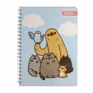 Cuaderno Universitario De 2 Líneas Diseño Pusheen ESTILO 100H