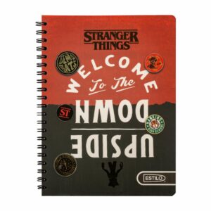 Cuaderno Universitario 1 Línea Diseño Stranger Things ESTILO 100H
