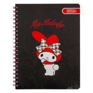 Cuaderno Universitario A Cuadros My Melody ESTILO 100 Hojas