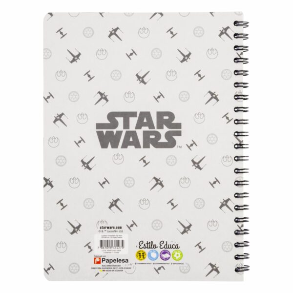 Cuaderno Universitario Cuadros Star Wars ESTILO 100 Hojas - Imagen 2