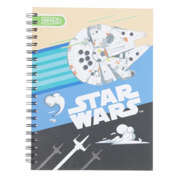Cuaderno Universitario Cuadros Star Wars DISNEY 100 Hojas - Imagen 2