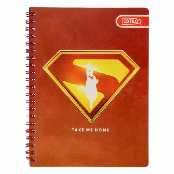Cuaderno Universitario 4 Líneas Superman ESTILO 100 Hojas - Imagen 2
