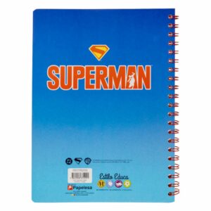 Cuaderno Universitario Cuadros Superman ESTILO 100 Hojas