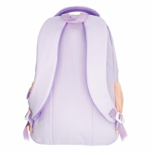 Mochila Lila Con Rosa AVANTI 42X30 Cm - Imagen 2