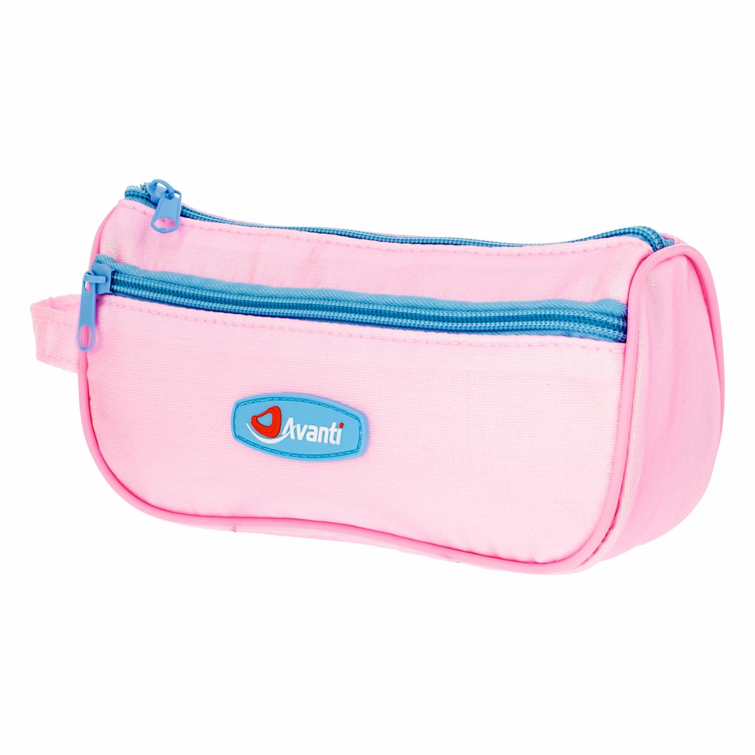 Cartuchera Cartuchera Doble Cierre Rosada AVANTI 1 Pieza - Imagen 2