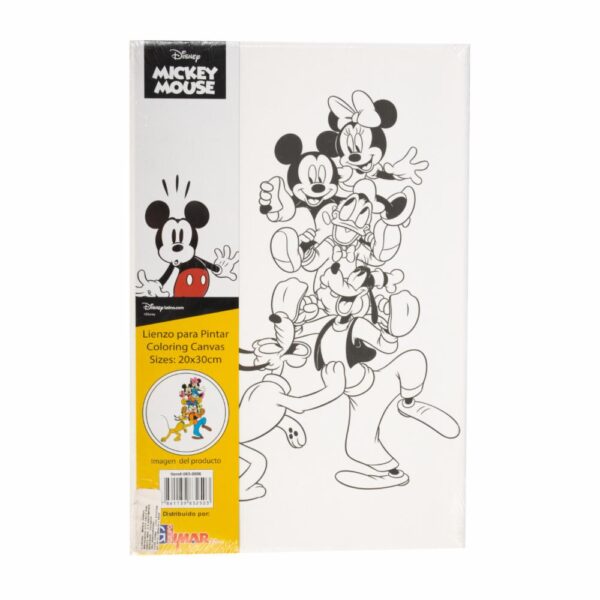 Lienzo Para Pintar Pre-Impreso Mickey Mouse & Friends DISNEY 20 X 30 Cm