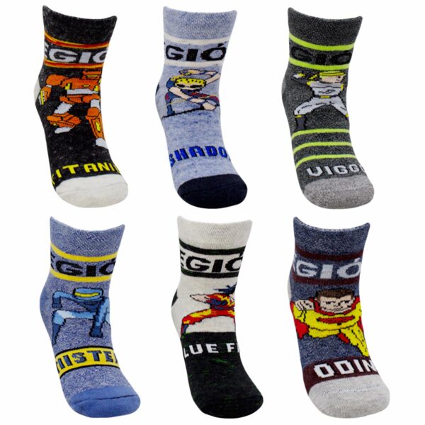 Medias Casual Legión Varios Colores MECRISGA Talla 6-8