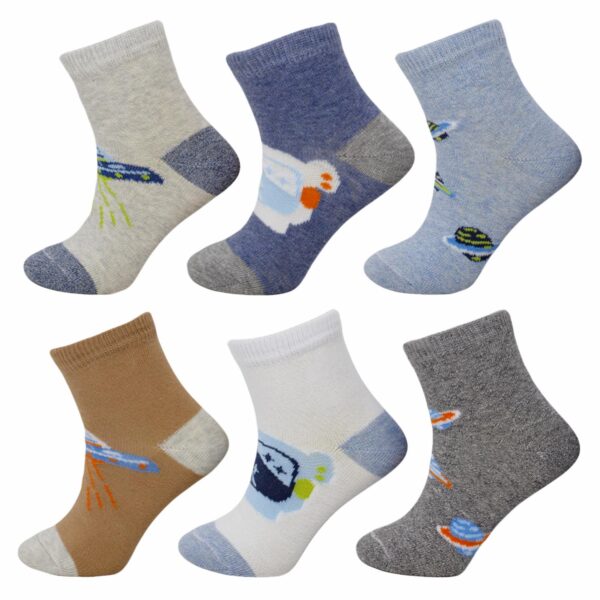 Medias Casual Tobillera pace Unik Varios Colores MECRISGA Talla 6-8 - Imagen 2