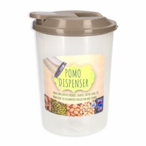 Pomo Dispenser Con Tapa Taupe Velvet PLAPASA 1,5 L
