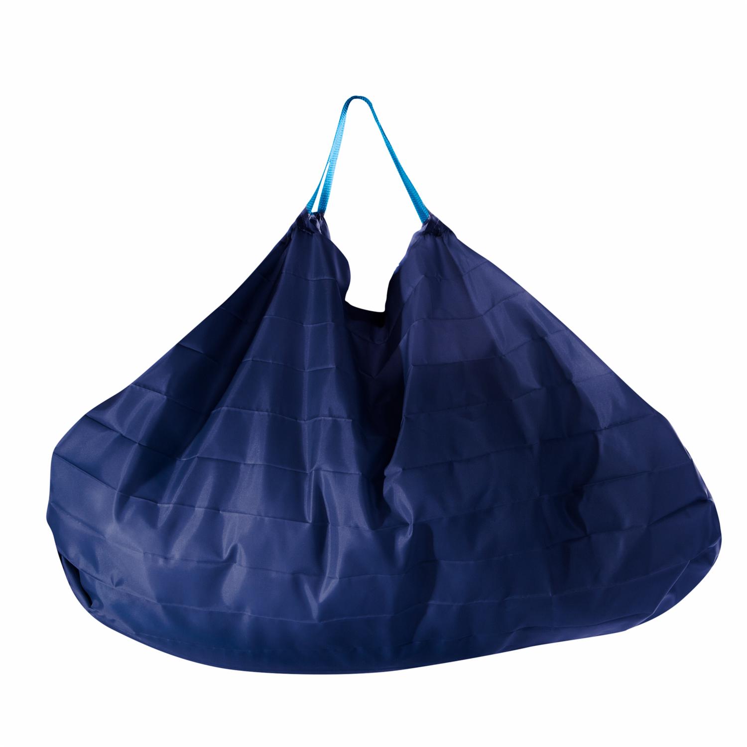 Bolsa Enrollable Para Compras Color Azul MICROLIMPIA 93 X 75 Cm