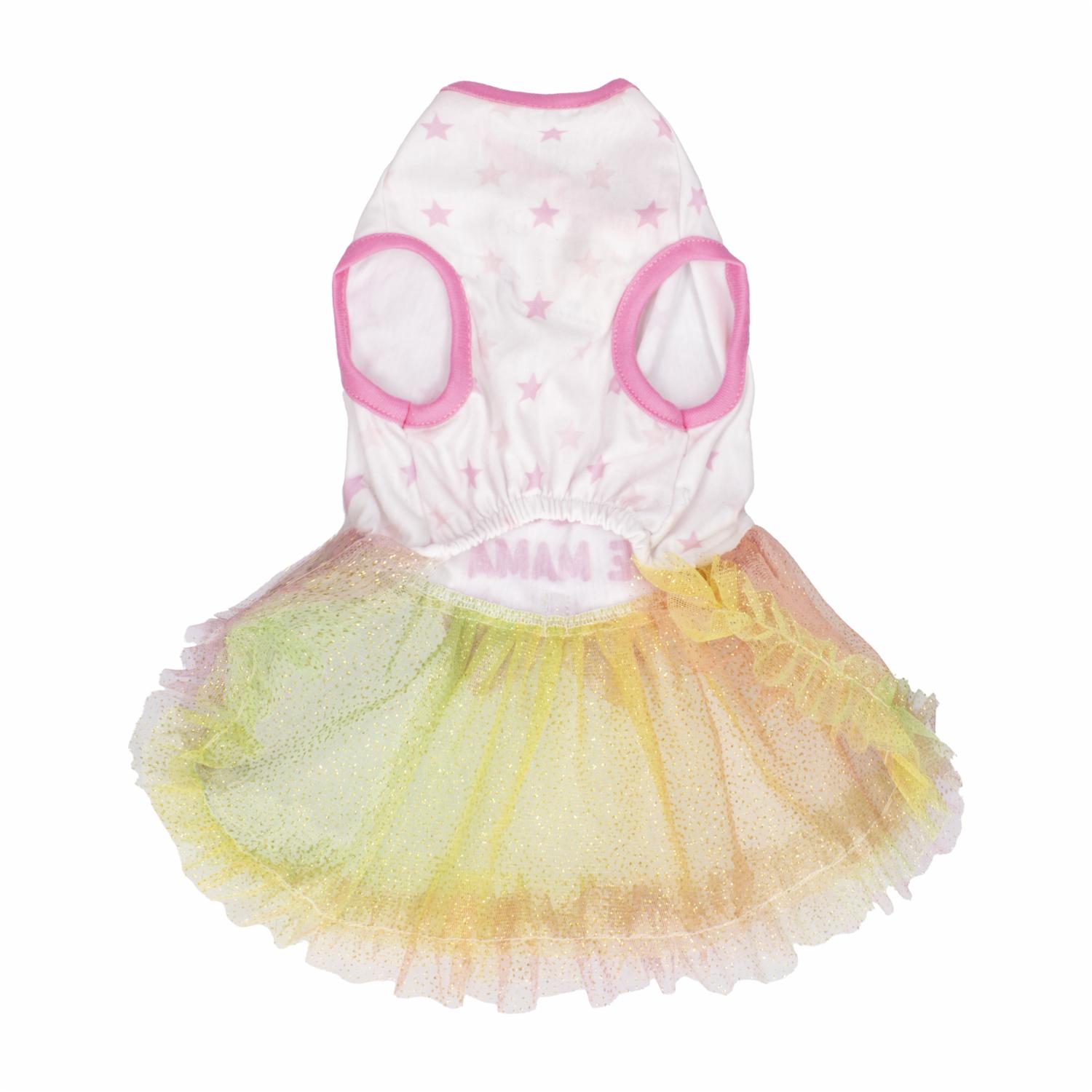 Vestido Para Mascota Diseño Princesa Mom Dad Mix THE PET FACTORY Talla Mediana - Imagen 2