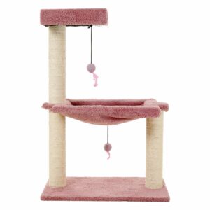 Rascador Para Gatos Con Hamaca THE PET FACTORY 85X65X60