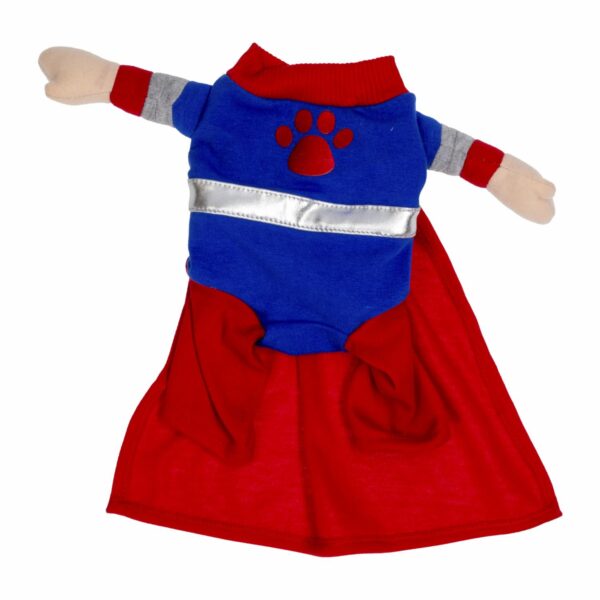 Disfraz De Mascota Diseño Superdog Hero Mix THE PET FACTORY Talla Extra Pequeño