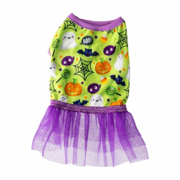 Vestido Para Mascota Diseño Scary Halloween THE PET FACTORY Talla Extra Extra Pequeño - Imagen 2
