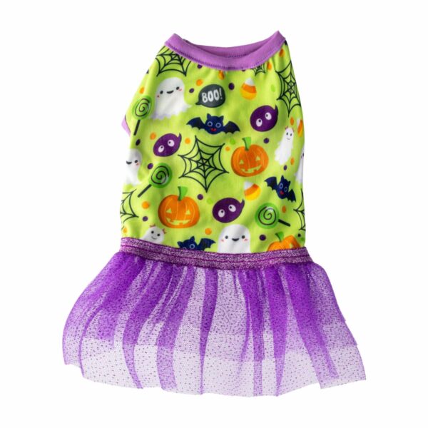 Vestido Para Mascota Diseño Scary Halloween THE PET FACTORY Talla Extra Pequeño - Imagen 2