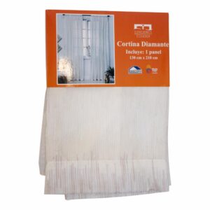 Cortina Diseño Diamante Tipo Velo TEXTIELITES 130 X 210 Cm