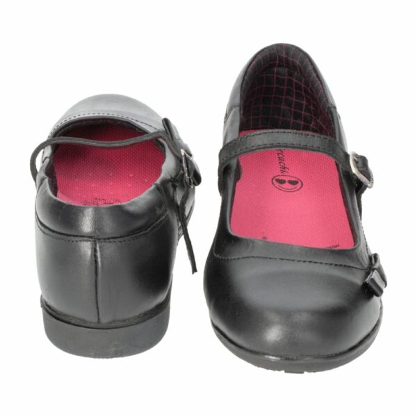 Zapato Escolar Negro Con Una Hebilla VECACHI - Imagen 3
