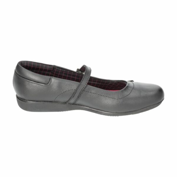 Zapato Escolar Negro Con Una Hebilla VECACHI - Imagen 4