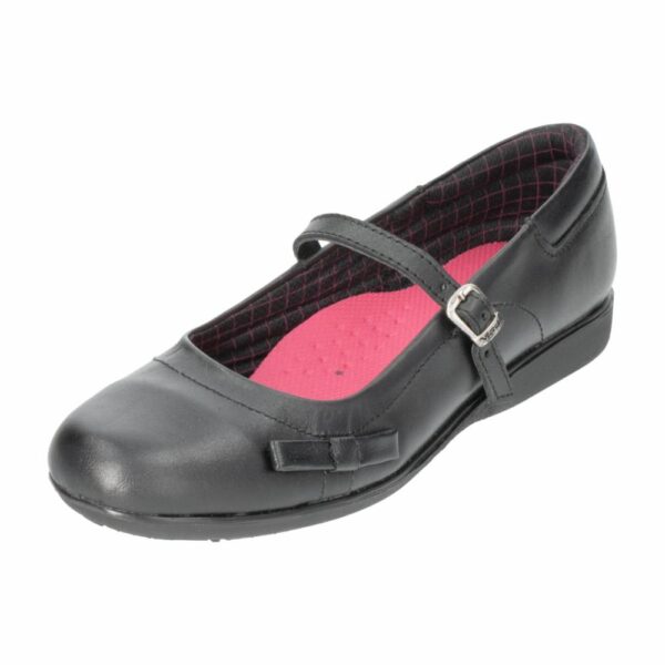 Zapato Escolar Negro Con Una Hebilla VECACHI - Imagen 5