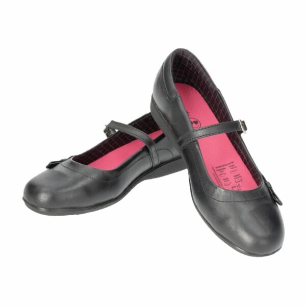Zapato Escolar Negro Con Una Hebilla VECACHI - Imagen 6