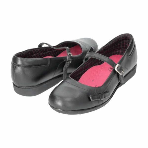 Zapato Escolar Negro Con Una Hebilla VECACHI - Imagen 7