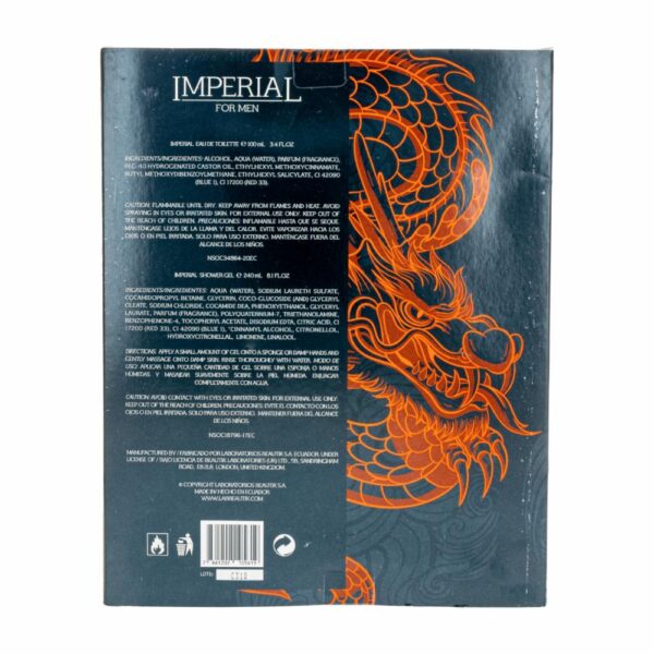 Set De Fragancia Para Caballero Imperial BEAUTÌK LONDON 1x 2Unidades - Imagen 2