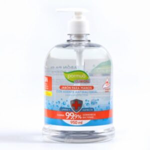 Jabón Líquido Para Manos Antibacterial PORMUA 950 Ml