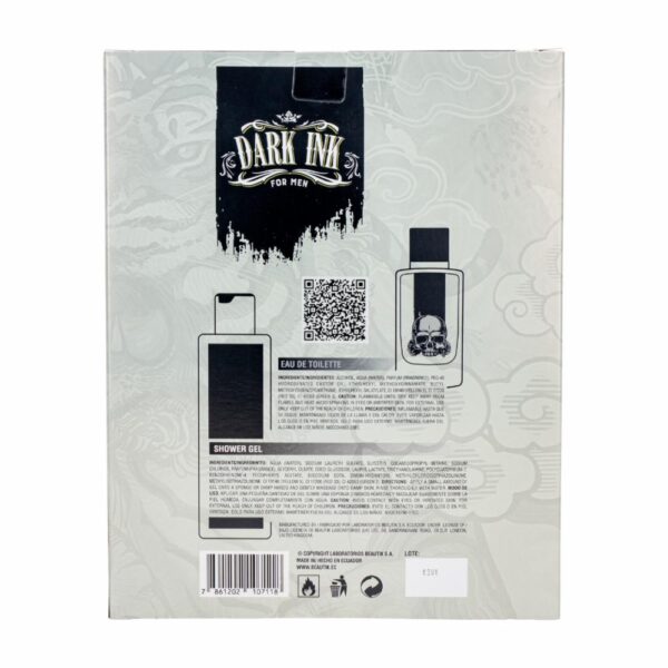 Set De Fragancia Para Caballero Dark In BEAUTÌK LONDON 1x 2Unidades - Imagen 2
